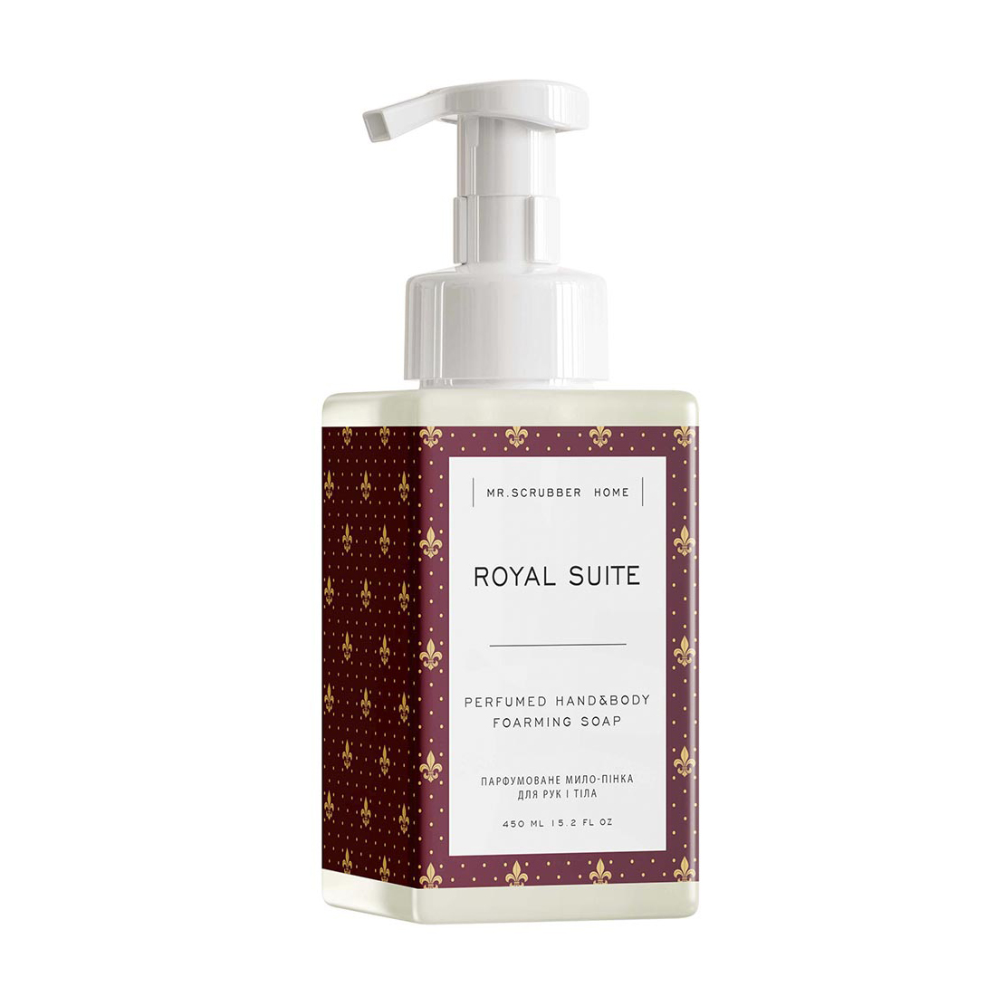 Парфумоване мило-пінка для рук і тіла Mr.Scrubber Royal Suite Perfumed Hand&amp;Body Foarming Soap, 450 мл